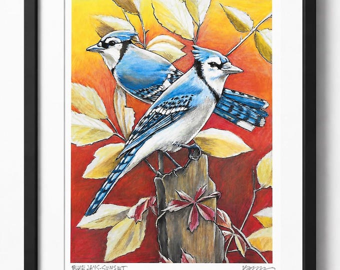 Blue Jays Sunset Print