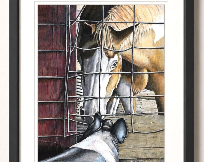 Ibby & Violet, Art Print
