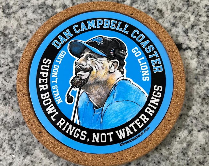 Set of 4-6 Dan Campbell Coasters