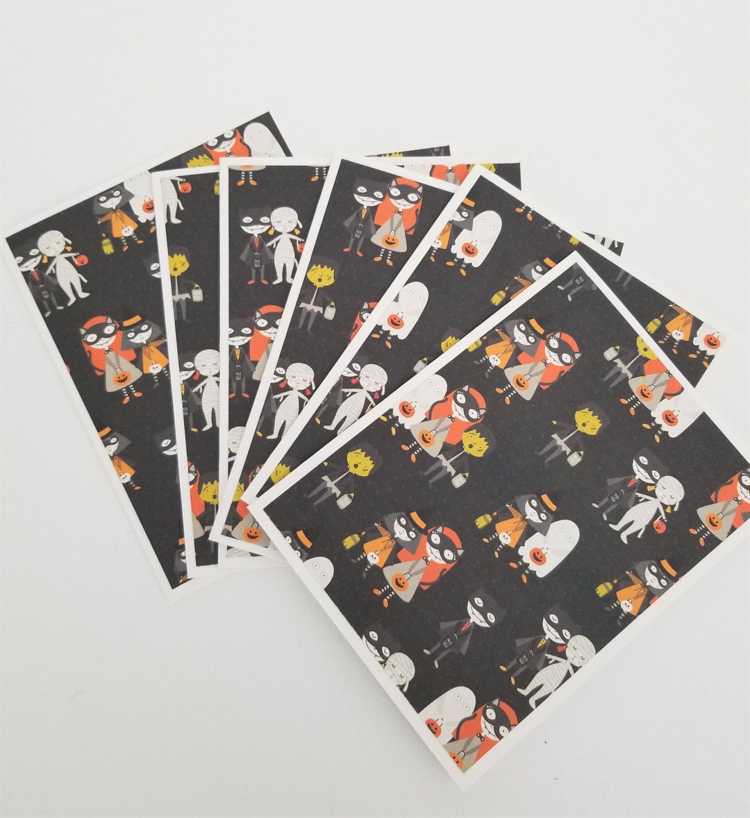 Halloween Note Cards With Envelopes 6 Trick or Treat Note Cards ...