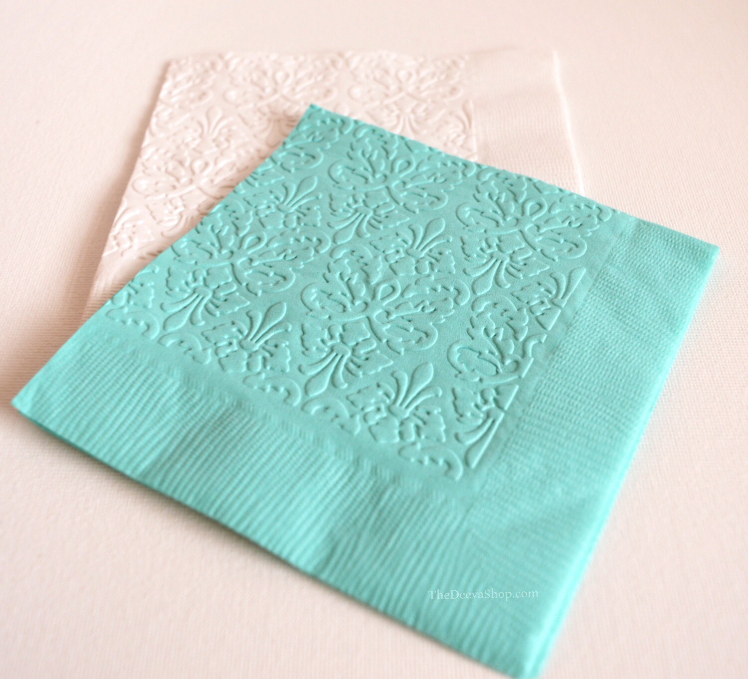 Embossed Cocktail Napkins Embossed Beverage Cocktail Napkins Etsy