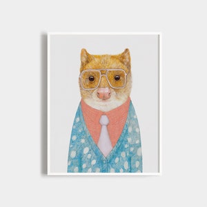 Australian Quoll Art Print - Baby Animal Nursery Art Print - Pastel Room Decor