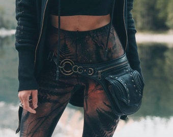 Hip Bag Belt | Festival Pouch Belt | Leather Belt Bag | Fanny Pack | Festival Outfit | Unisex Waist Bag