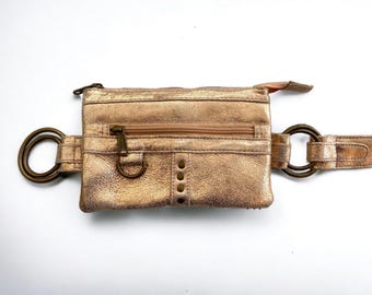 Leather Lila Belt | Rose Gold
