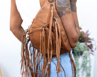 Leather Cedar Belt | Desert Tan