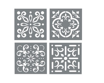 tile stencils etsy