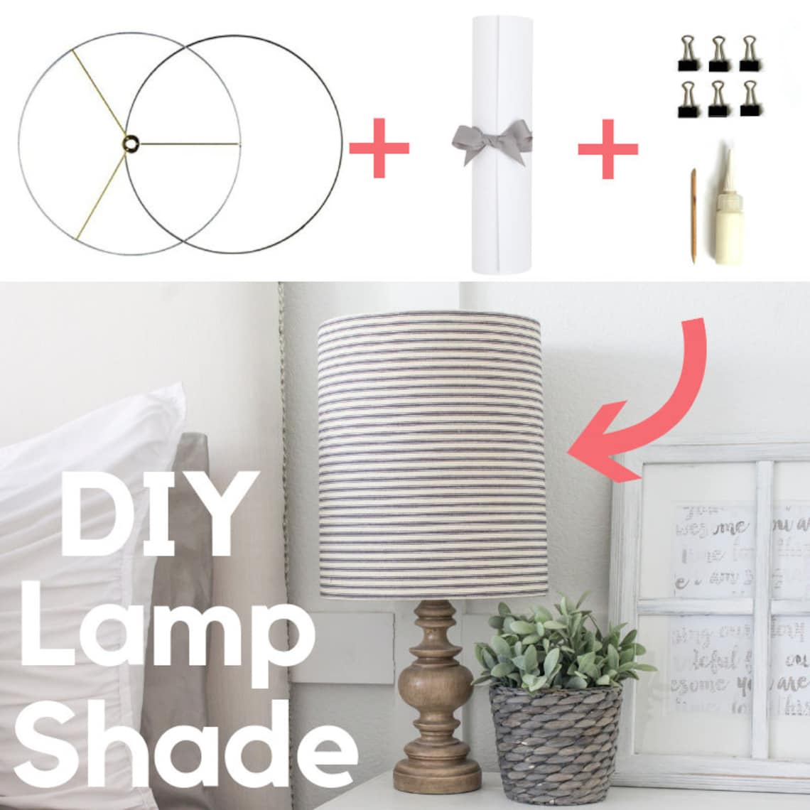 Wire Lamp Shade Rings with US Style Spider Washer Fitter Make Etsy