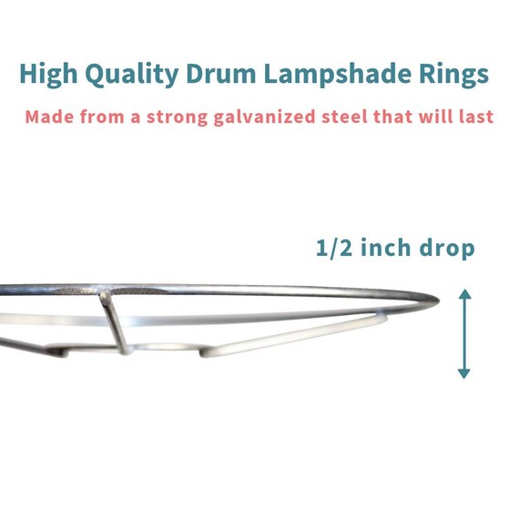 Diy Drum Ring Lamp Shade 10, 10 Inch Diameter Drum Lamp Shade