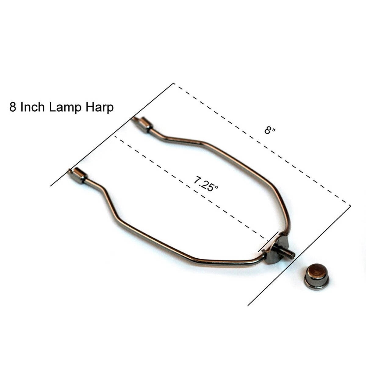 8 inch lamp harp deals