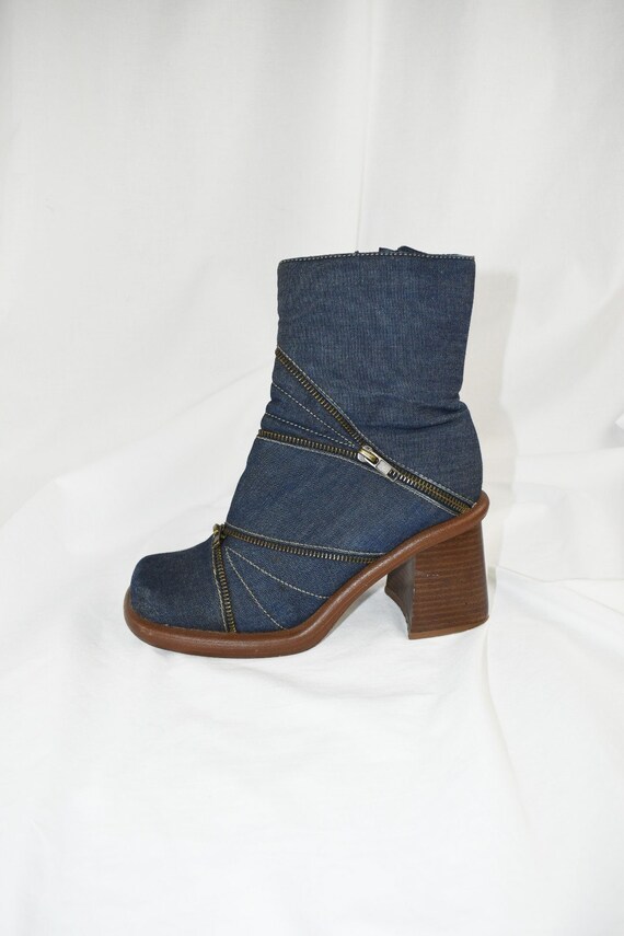 y2k unlisted.com chunky boots - size 8.5