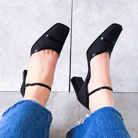 strappy mary jane heels