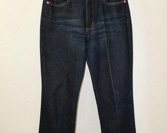 Vintage 90s Guess Dark Denim Boot Cut Jeans S/M
