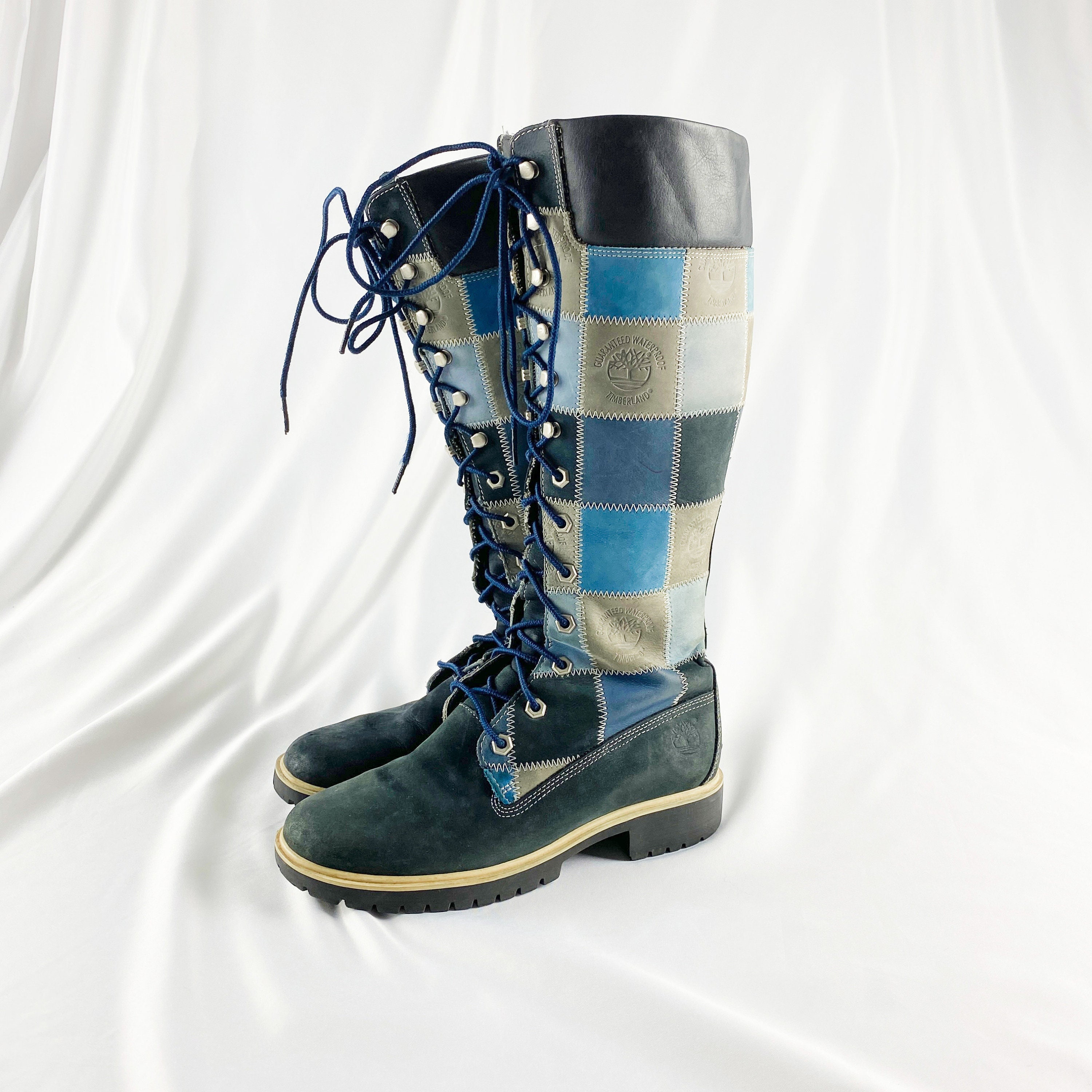 timberland patchwork boots