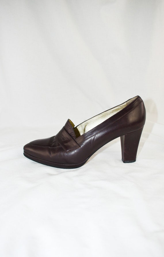 90's Joan and David Loafers / Heels / Size 8