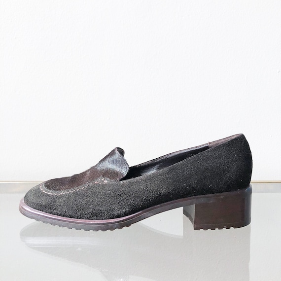 pony hair loafers