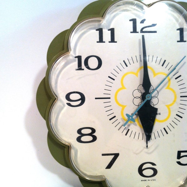 Vintage Mid Century Wall Clock