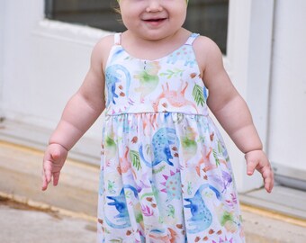 Newborn Baby Girl Boy Long Sleeve Bodysuit Romper Dinosaur Jumpsuit Babygrow n1