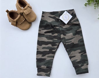 Camo Leggings, camouflage Leggings,Girl Leggings,boy leggings,baby pants,baby leggings, dark camo, army green, camo, baby camo, Toddler camo