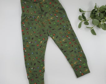 Bug Leggings,Leggings,Girl Leggings,baby pants,baby leggings,Toddler leggings,bugs,bug,ladybugs,beetles,insects