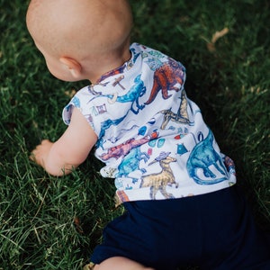 Dinosaur Tank, beach dinos, dino tanks, kids tank, baby tank, tank top, boy tank, girl tank, muscle tank, beach, dino