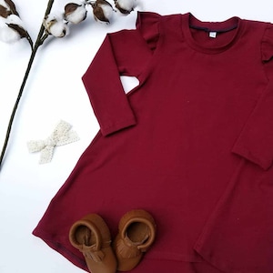 Toddler Burgundy Dress - Etsy Toddler Burgundy Dress - Etsy