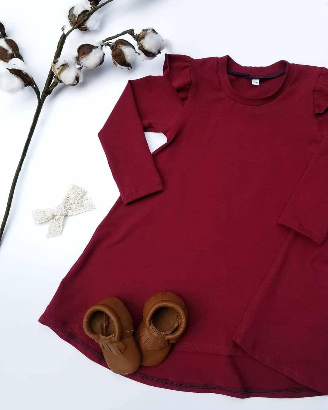 burgundy red quinceanera dresses Burgundy Ball Gown With Flowers,Sweet 16 Dress, Burgundy Quinceanera D –  Simplepromdress