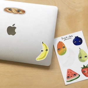 Fruit Club Sticker Sheet Goldenbeets 4x6 Vinyl Waterproof Sticker Set Fresh Food Vegan Vegetarian image 4