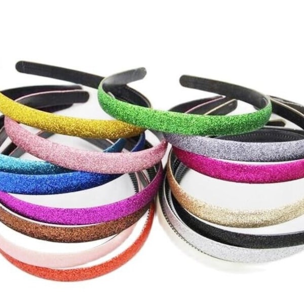 Glitter Headbands Etsy