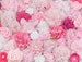 Fabric Flowers | Flower Grab Bag | Wholesale Bulk Flowers | Pink White Hot Pink 