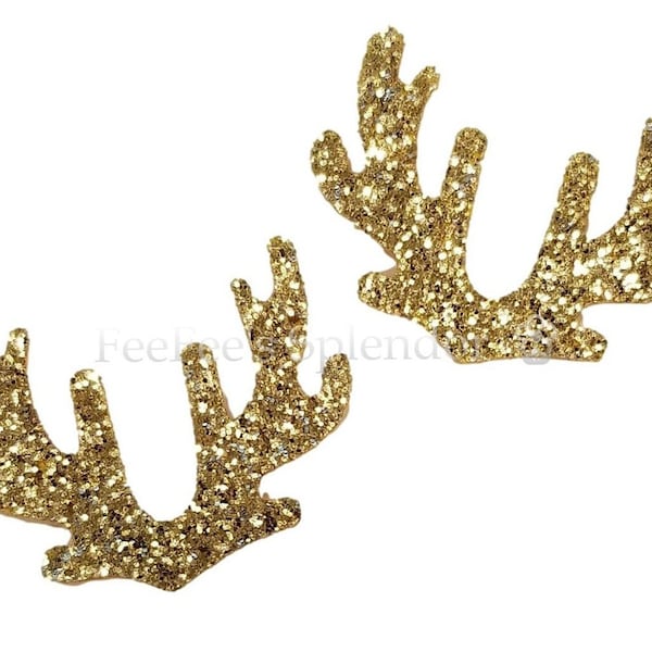 Deer Antler Applique Etsy