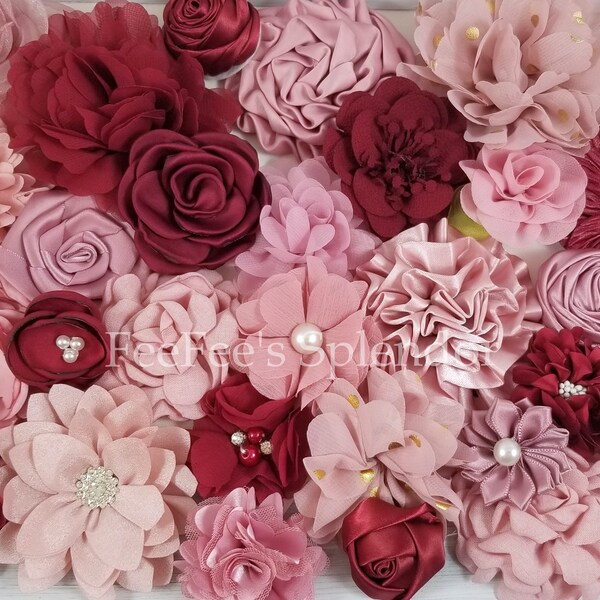 Bulk Fabric Flowers Etsy