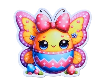 5 unidades de mariposas de Pascua planas de resina para imanes y tarjetas DIY.