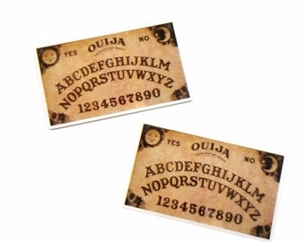 5 pcs Ouija Board Flatbacks . Planar Resin . Flat back . Cabochon . Charm . Bow Center . Halloween