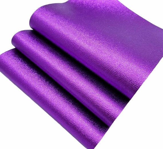 Metallic Purple Textured vinyl A4 Purple vinyl fabric Etsy