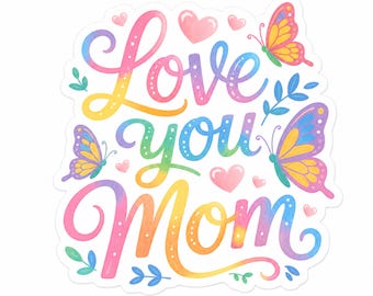 5 unidades de resina plana con la inscripción "Te quiero mamá" para carretes de credenciales, tarjetas y joyería DIY.