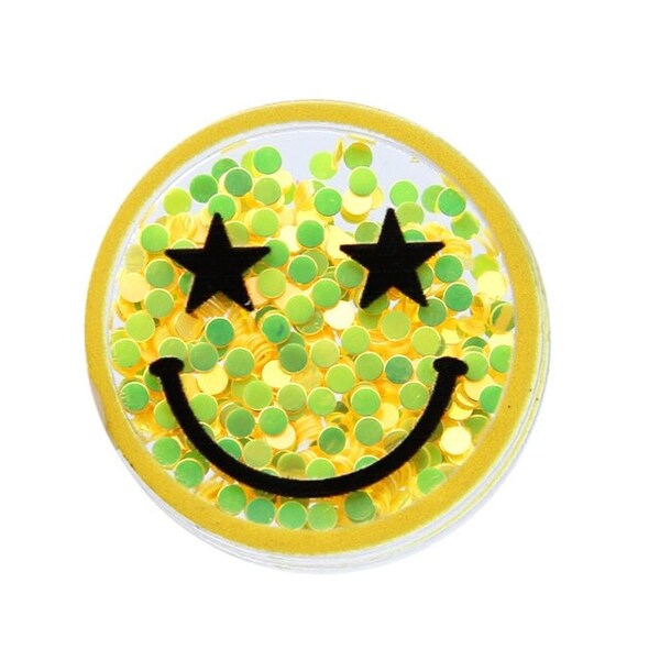 5 pcs Smiley Face Flatbacks . Resin Shakers . Planar Resin . Flat back . Cabochon . Charm . Bow Center