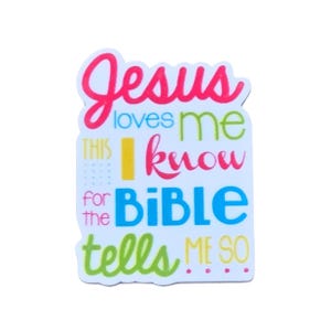 5 PCS "Jesus Loves Me" Bible Verse Planar Resin Flatbacks for Badge Reels, Bow Centers, DIY Scripture Markers