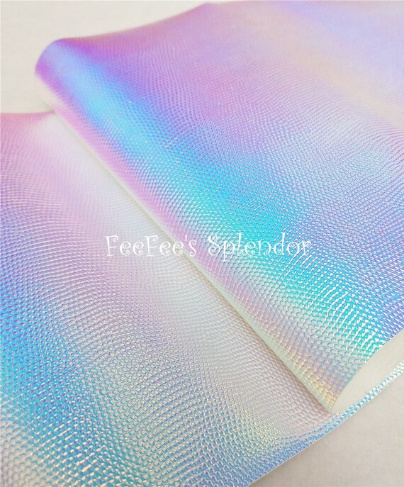Iridescent Pearl Soft color fabric sheet Full sheet A4 Etsy