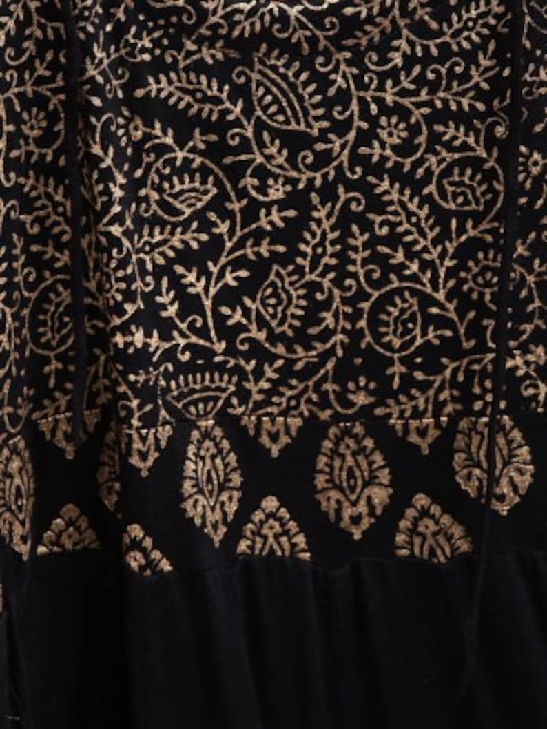 anarkali kurta black