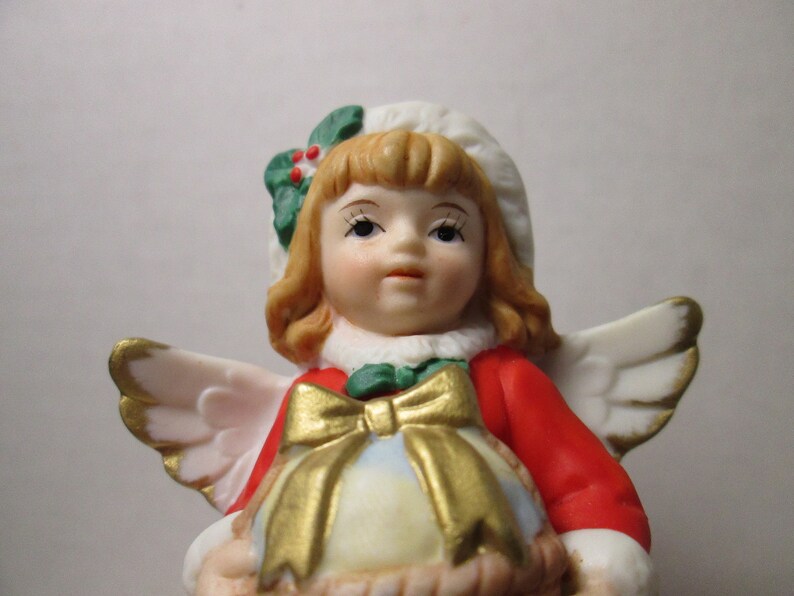Vintage Lefton Christmas Holiday Angel 06326 girls gifts holiday decor home cottage decor farmhouse chic shabby chic Christmas decor