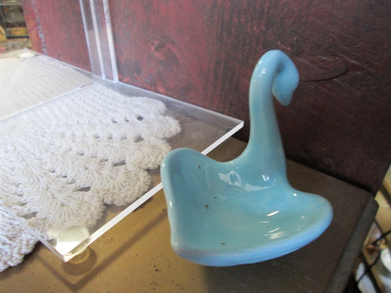 Vintage 1950s Swan Salt Dish MidCentury Cottage Chic Dining table dinner condiment Retro Kitchen Serving Food Seasoning Salt Dish Swan Birds