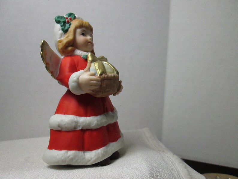 Vintage Lefton Christmas Holiday Angel 06326 girls gifts holiday decor home cottage decor farmhouse chic shabby chic Christmas decor