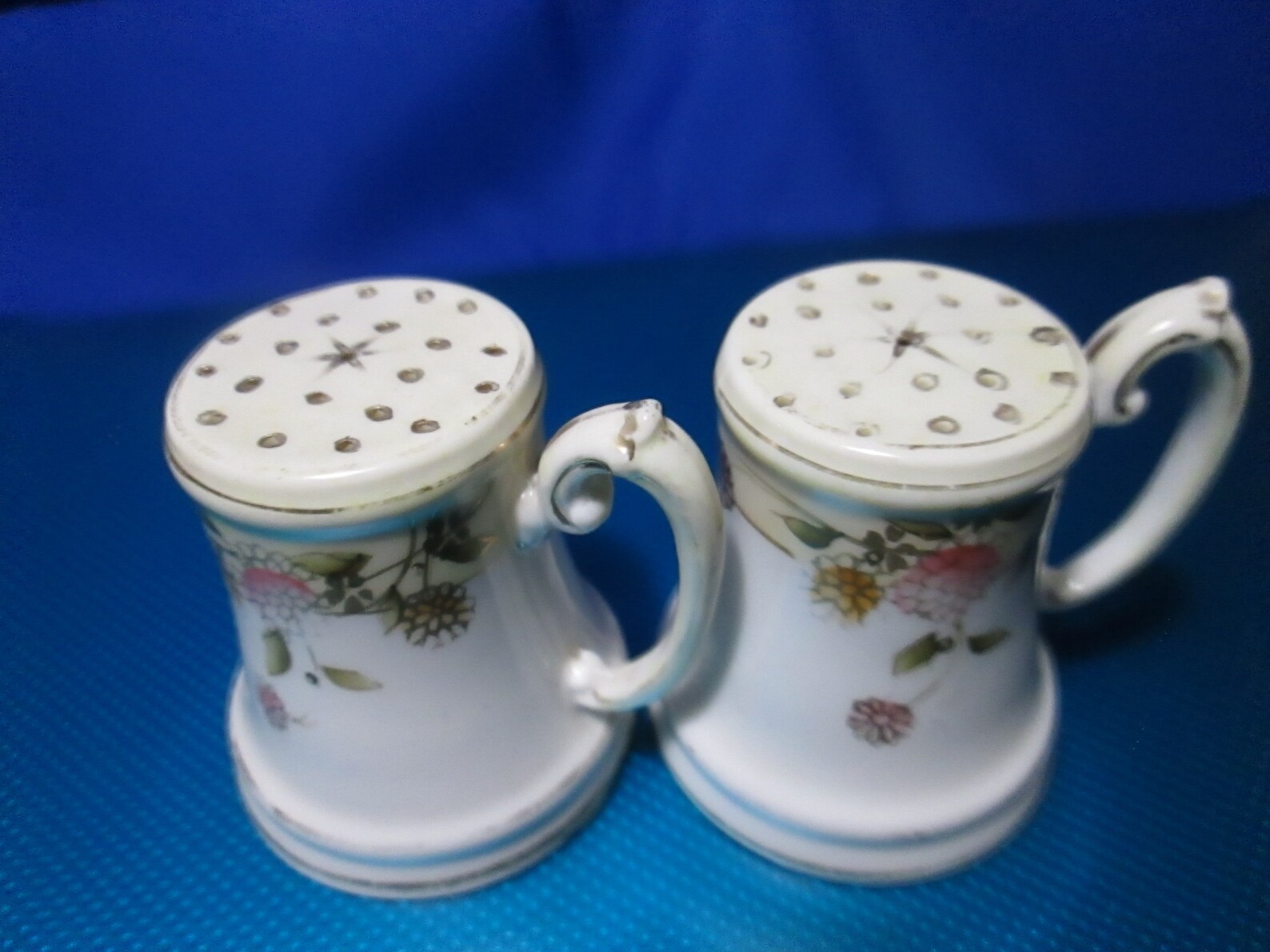 Vintage Nippon Salt and Pepper Shakers hand painted kitchen Etsy