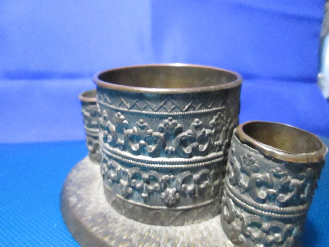 Vintage Desk Table cigarette holder match safe match striker Etsy