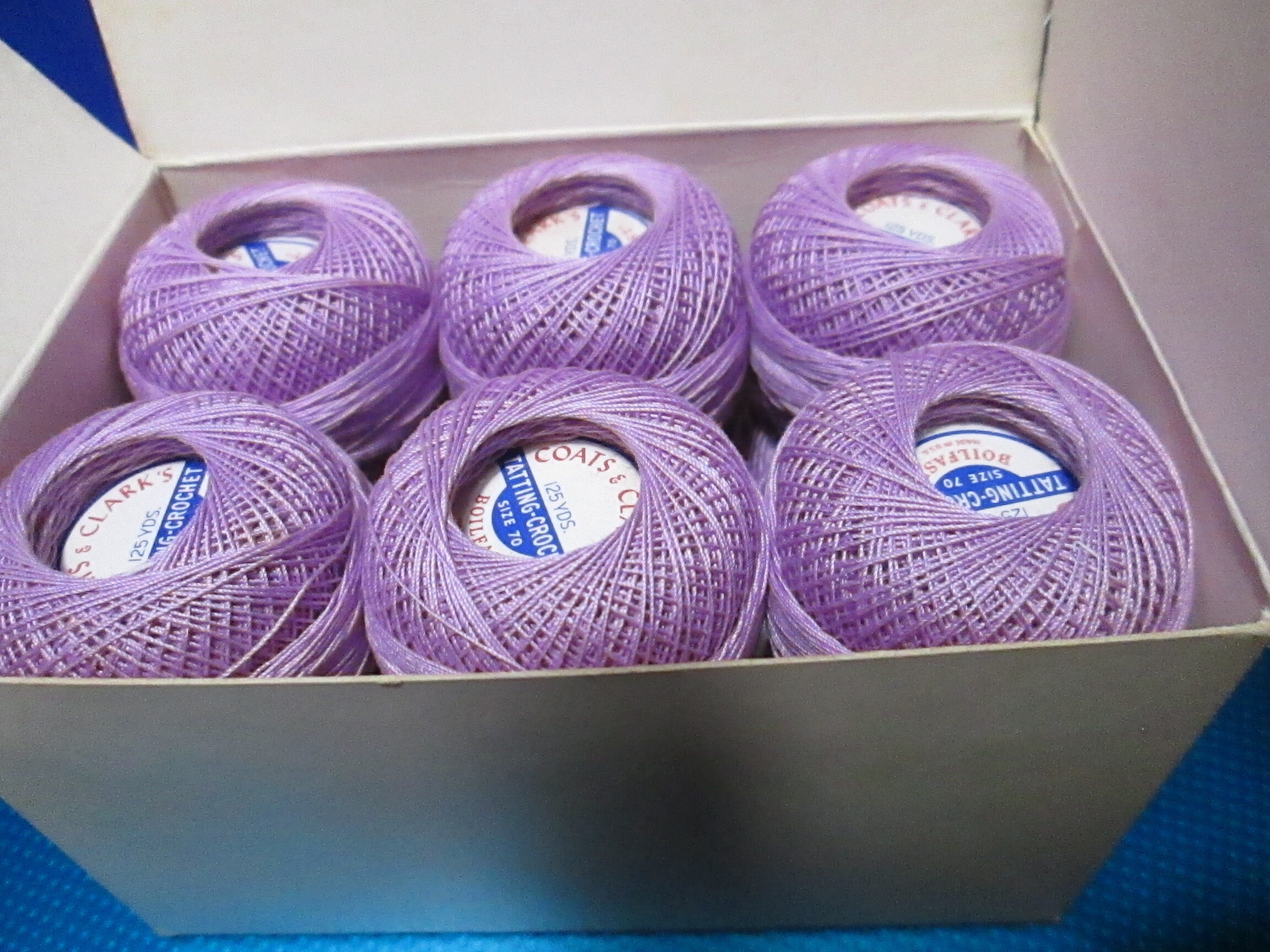 Vintage Lot Coats and Clarks Tatting Cotton Thread 12 new and Etsy