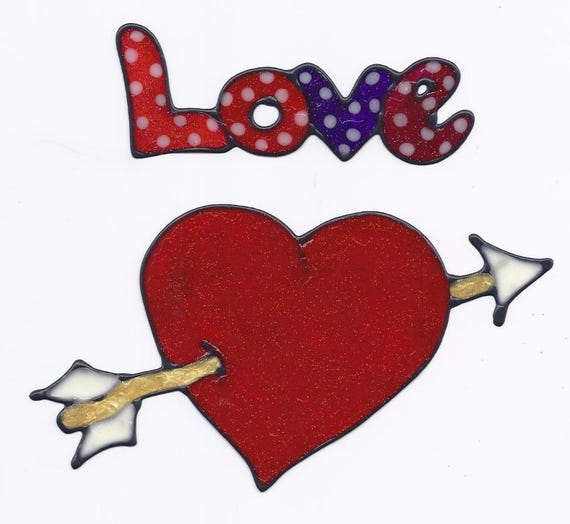 Love Window cling