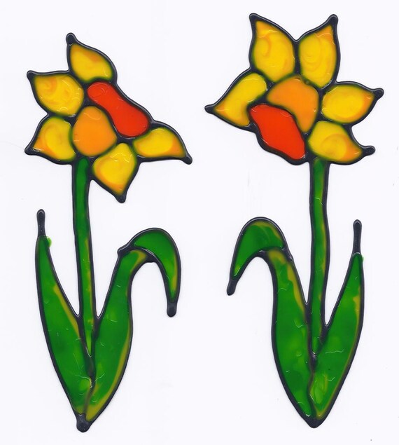Daffodil Window cling