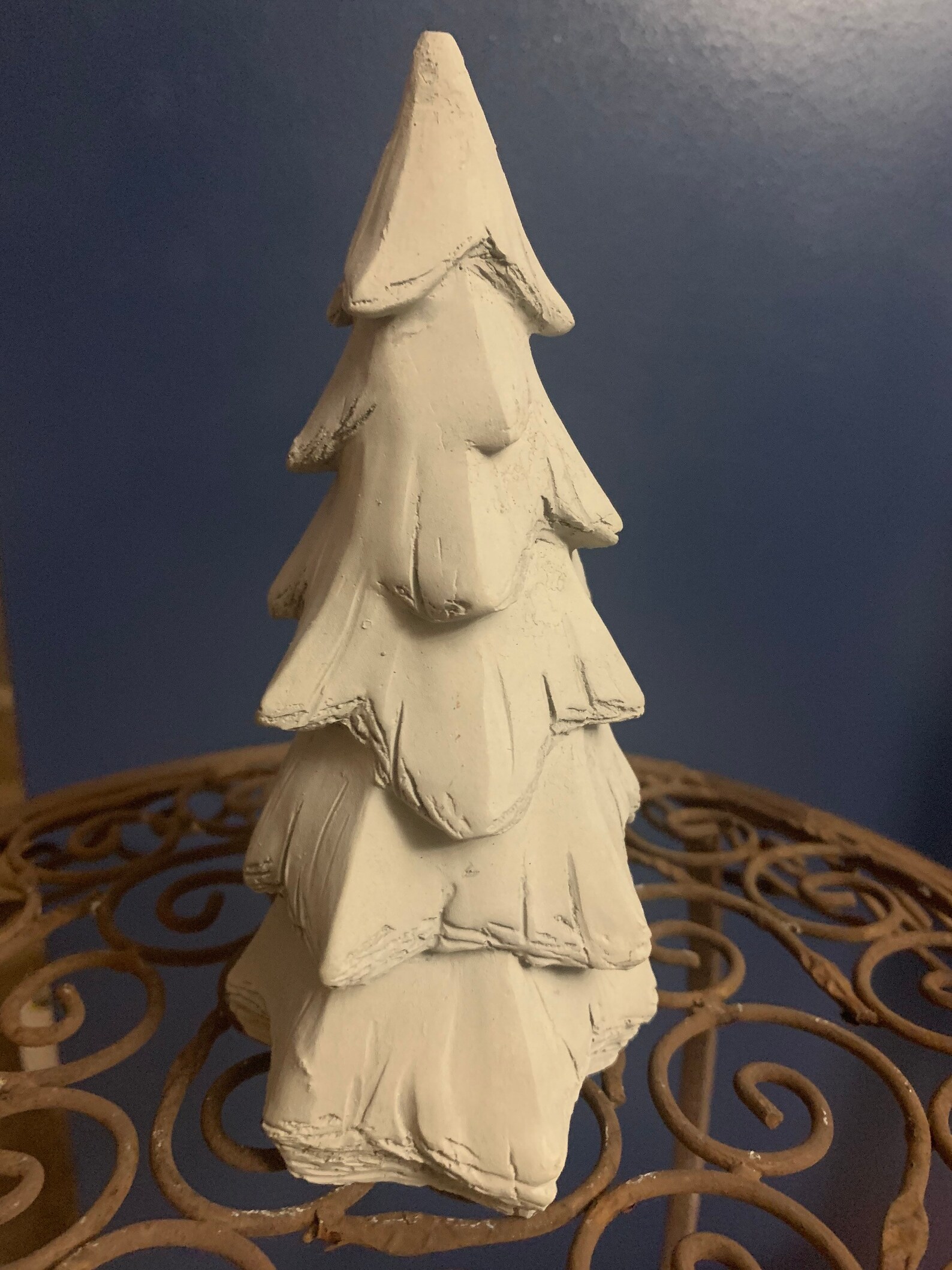 Fir Tree Statue Concrete Pine Tree Christmas Tree Statue 7 Etsy