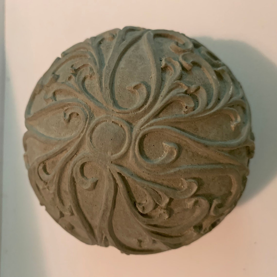 Decorative Garden Ball Concrete Garden Ball 3 1/2 Filigree Etsy