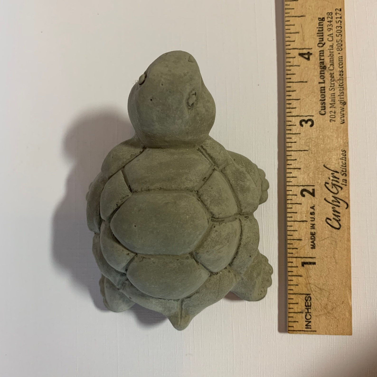 Little turtle statue concrete turtle statue little cement Etsy